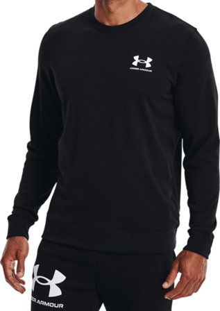 Under Armour Men's Ua Rival Terry LC Crew Men long-sleeved training tops Black M
