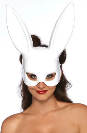 Leg Avenue Bunny Mask White - Woome.pl