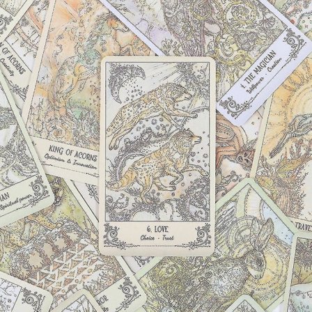 12*7 Spiritsong Soul Song Tarot Nye Stil Tarotkort Oracle Cards null none
