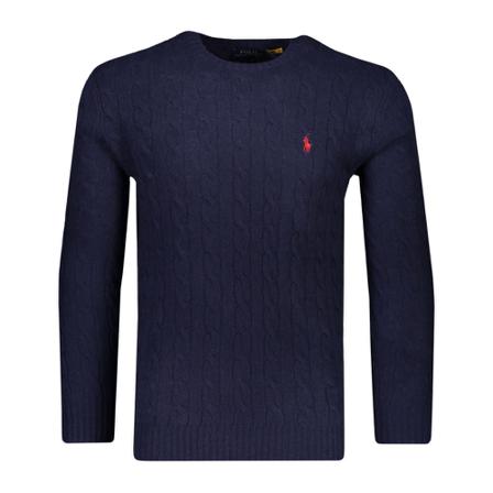 Polo Ralph Lauren, Polo Trui Blauw Blauw, Heren, Maat:XS,wol