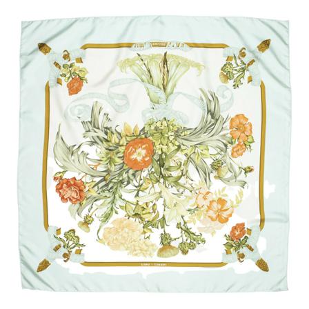 Hermès Vintage, Pre-owned Scarf Blauw, Dames, Maat:ONE Size