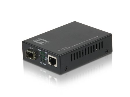LEVELONE RJ45 TO SFP GIGABIT POE PD MEDIA CONVERTER POE PWR DEVICE IN ACCS