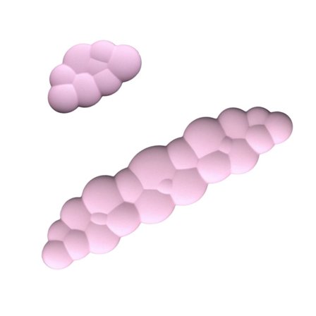 Tastatur håndledsstøtte, Cloud Soft håndledsstøtte, Ergonomisk tastatur håndledsstøtte, Skridsikker skrivebordshåndledsstøtte til gaming, kontor, hjem