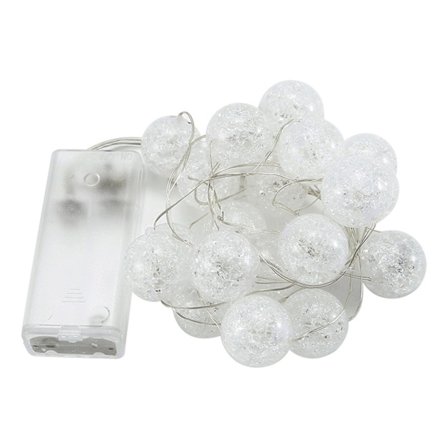 10 LED-färgbollstränglampor för julbröllopsfest