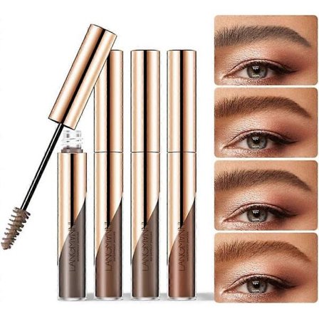 Ögonbrynsgel, Ögonbrynsfärg/Ögonbrynstint/Semi-permanent Ögonbrynsgel Tattoo Brow Vattentät Svettsäker, Snabbtorkande, Bryngel (Mörkbrun)