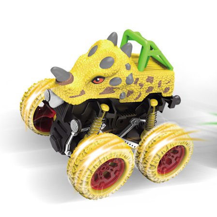 4-Pak Dinosaur Monster Truck Biler Legetøj til Børn 2 3 4 År Dreng Gave, Træk Tilbage Friktion Inertikøretøj Gave til Børn