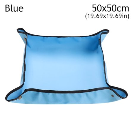 Planteringsmatta för trädgårdsplatta BLÅ 50X50CM blå