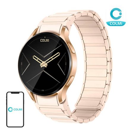 Colmi i28 Ultra smartwatch med magnetisk rem (guld)