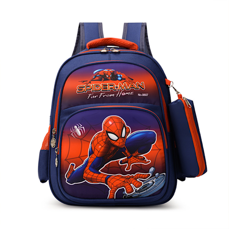 Spider-Man Ryggsäck för Pojkar | Ryggsäckar för Barn i Grundskolan och Förskola Red