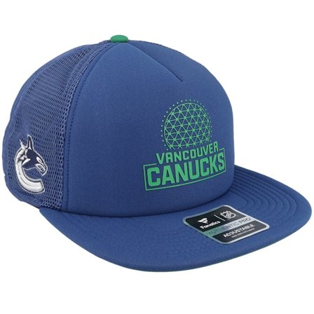 Fanatics - NHL - Blue - trucker - Cap - Vancouver Canucks Authentic Pro Rink Hometown Blue/Kelly Trucker - Hatstore