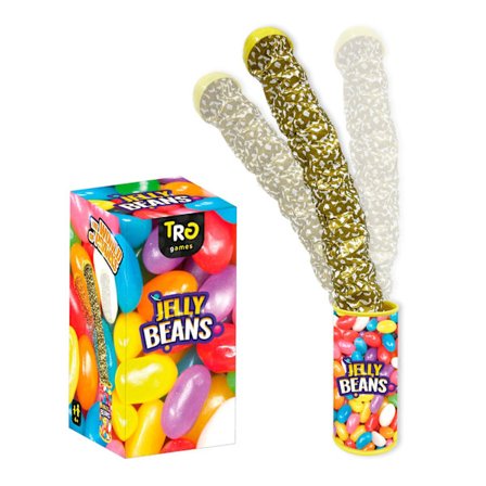 Taikahyytelöpapujen teline yllätyskäärmetempulla