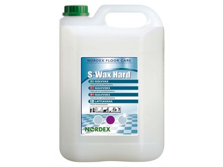 NORDEX Golvvaxet S-Wax Hard för hårda golv, 5 l - Lyreco - Städ och hygien - Golvunderhåll - Golvvax