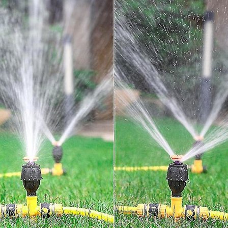 Roterende hagesprinkler innsetting serieforbindelse vanningssystem (1 stk, gul)