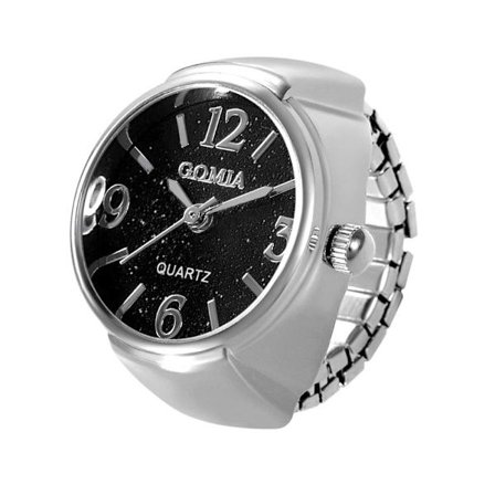 Digital Watch Ring Watch SVART