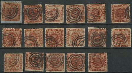 Danmark - Planche med AFA 9