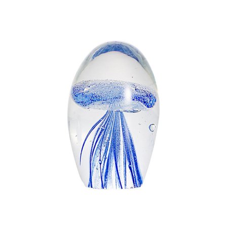 Työpöydän akvaario meduusa koriste Kristalli taideteos Keinotekoinen kelluva meduusa