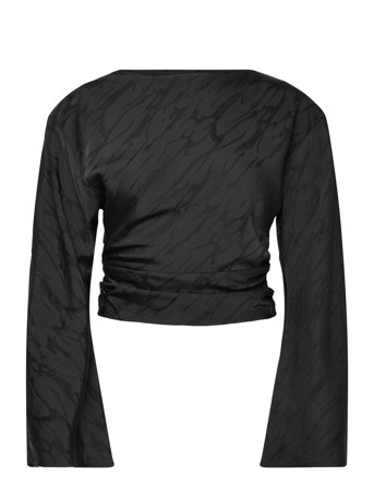 Gina Tricot Structured Blouse - Black - L