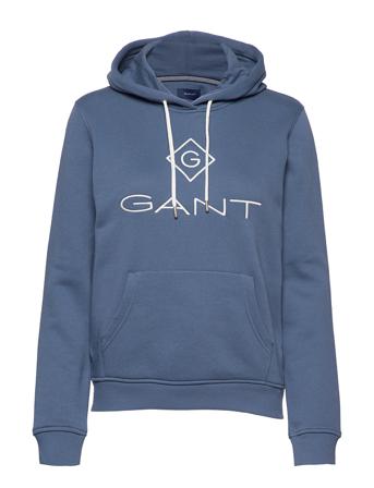 Lock Up Sweat Hoodie Huppari Sininen GANT