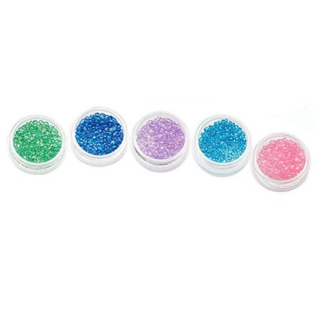 12 farver glitter uregelmæssig glimmer sten neglekunst rhinestones neglekunst dekorationer tilbehør