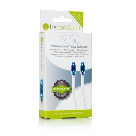 Beconfident Sonic Toothbrush heads 2 stk, Medicin & Pleje, Mund & Tandpleje, Tandblegning