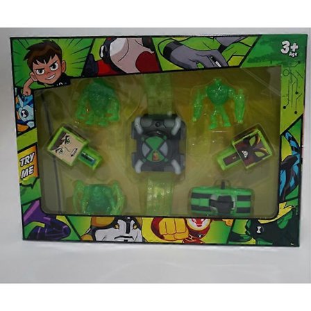 Omnitrix BEN10 Action Figures Ben Tennyson Projeksjonsklokke Deformasjon Lyd Lys Dukke Smartklokke Barnebursdagsgaver
