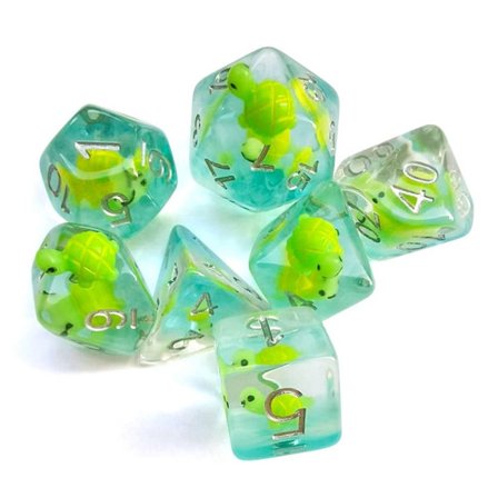 7st/ set Set Speltillbehör fyllt med sköldpadda