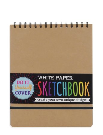 Ooly Sketchbook - Diy - White 20,5X26,5 Cm - Brown - ONE SIZE