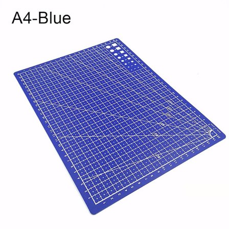 Skæremåtte Skærebræt A4-BLÅ A4-BLÅ