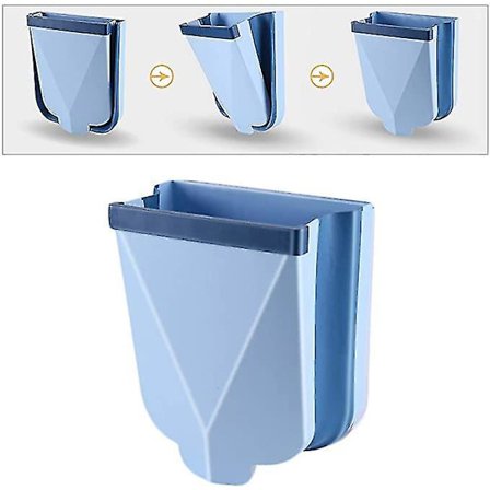 Hengende søppelbøtte sammenleggbar avfallsbøtte skapdør