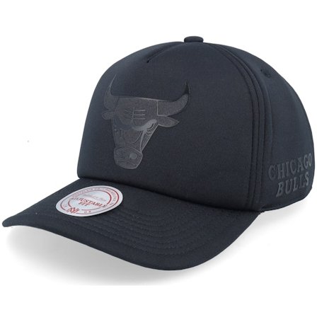 Mitchell & Ness - NBA Schwarz Adjustable Cap - Chicago Bulls Foam Pro Black Adjustable @ Hatstore