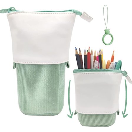 Pop Up Pencil Case Stand Up Pen Holder Portable Storage