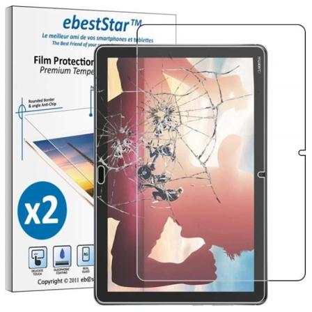 ebestStar - Kompatibel Pack x2 härdat glas Huawei MediaPad M5 Lite 10.1 Skärmskydd Skyddsglas Anti brott, Anti