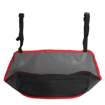 Bilnet Lomme Håndtaske Holder Hængende Mesh Organizer Rød