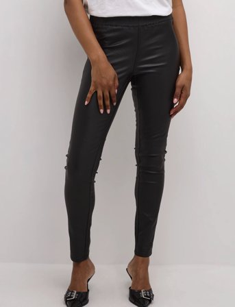 Kaffe Ada Coated Jeggings - Black - 44