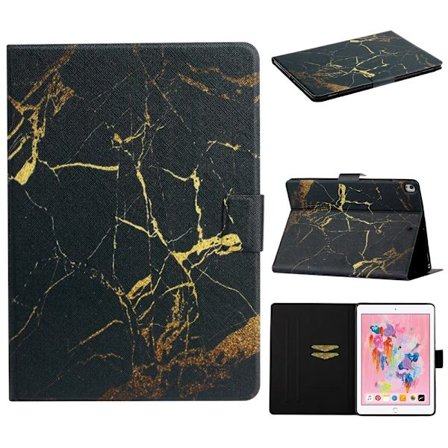 iPad 10.2" 2021/2020/2019 Cover with Stand - Black/Gold