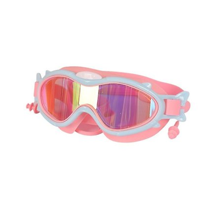 Barn Simglasögon Barn Wide Vision Anti-dimma Anti-uv Snorkling Dykmask Öronproppar Utomhus Vattensport Simglasögon