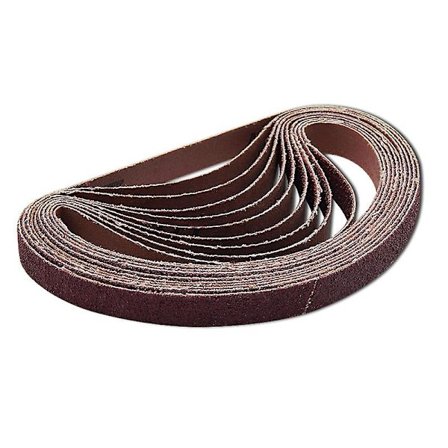 Aluminiumoxid slibebånd, 13 x 457 mm slibebånd 120 korn slibepoleringsværktøjer til båndslibere