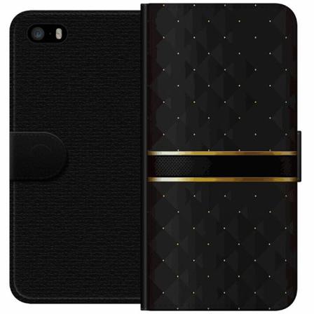Apple Iphone 5s Plånboksfodral Golden Stripes