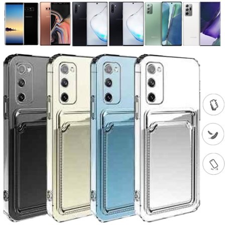 Samsung Galaxy Note 20/10/9/8 Plus/Ultra kuori kotelo korttipaikka -