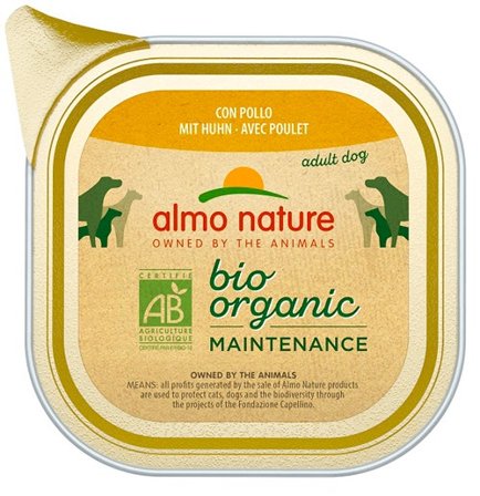 Almo Nature Daily Menu Bio Cibo Umido Pollo Cani Adulti Vaschetta