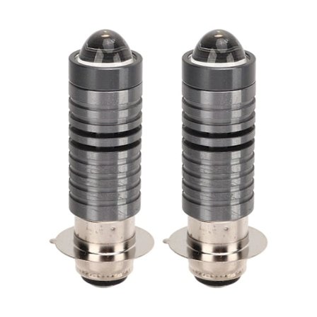 Par P15D LED-lampor 10 till 60V 2000LM 20W IP67 Vattentät Motorcykelstrålkastarlampa för Lastbil Skåpbil SUV ATV Helt Gult Ljus