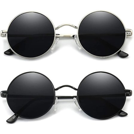 Vintage Round John Lennon Polarized Sunglasses For Men Women Circle Hippie Sunglasses