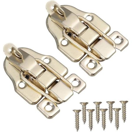 Skåplås Antik Koffert Lås För Möbel Låda Skattkista Kista 2st Present