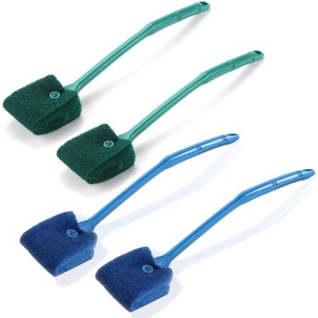 4 stk. Akvarium Rengøringssvamp Børster Akvarium Rengøringssvamp Børster Akvarium Algerenser Svamp Akvarium Rengøringsværktøjer