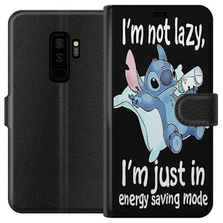 Kompatibel Tegnebogsetui til Samsung Samsung Galaxy S9+ Strikke Tekst