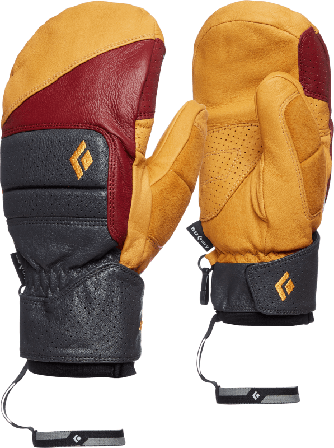 Black Diamond Spark Johnny Mitts Unisex ski gloves Yellow M