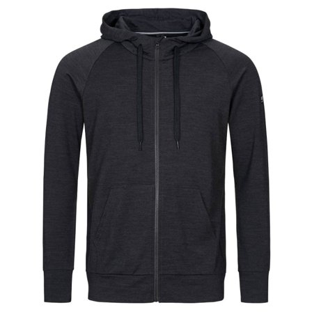 Super.natural Men's Essential Zip Hoodie Men long-sleeved sweaters Black S