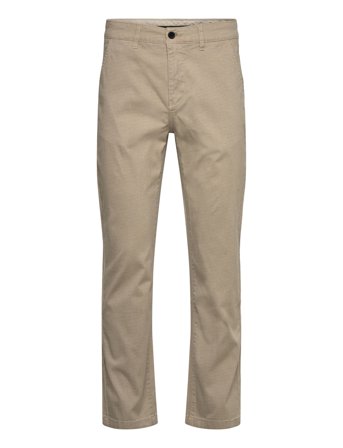 Lindbergh Aop Superflex Chino Pants - Beige - 38 x 32