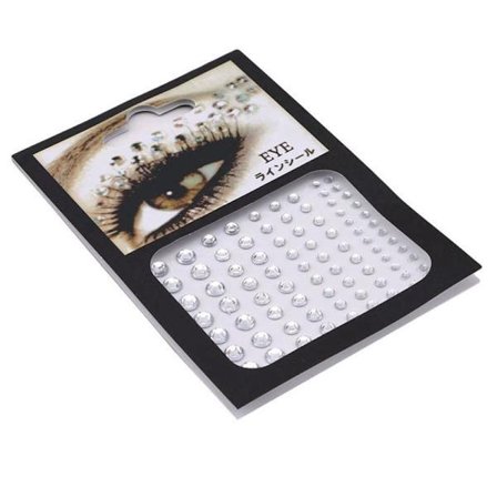 Ansiktsjuveler / Selvklebende Rhinestones - Ansiktssteiner Transparent