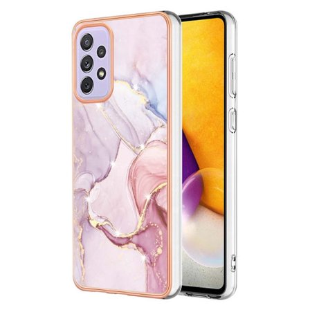 Marble Samsung Galaxy A13 4G case - Rose Gold